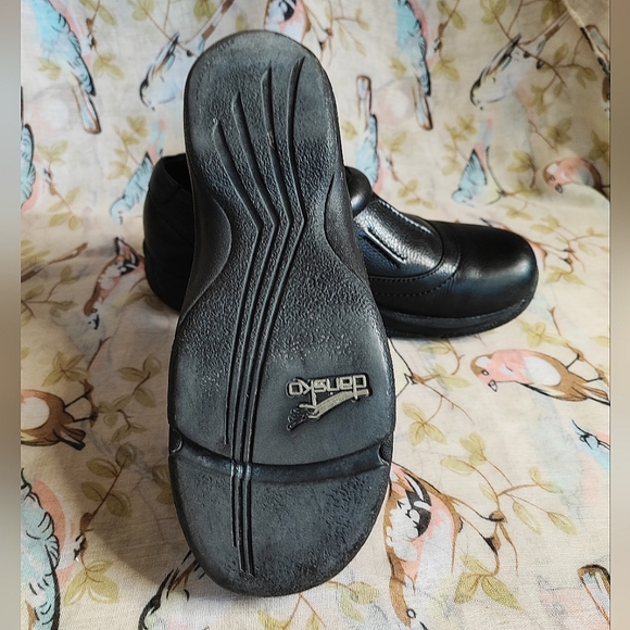 Dansko Professional Black Ribbed Work Shoes Women's Size 8 EUR 38 PreLoved Used - Picture 8 of 12